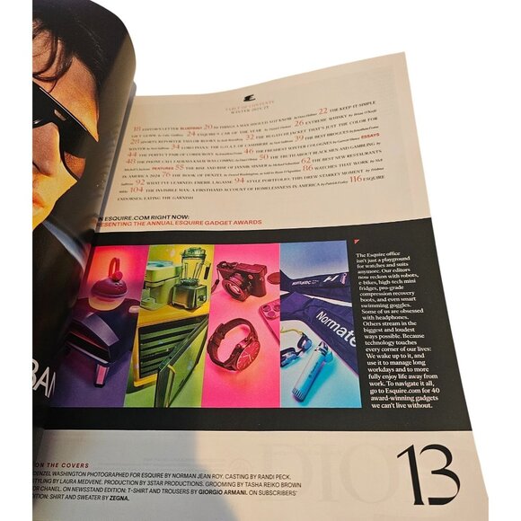 Esquire Magazine Denzel Washington Legend In His Own Words Winter 2024/25 Issue - Picture 2 of 5